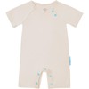 PurComfy SuperSoft Short Sleeve Baby Romper, Unisex Bamboo Viscose One-piece
