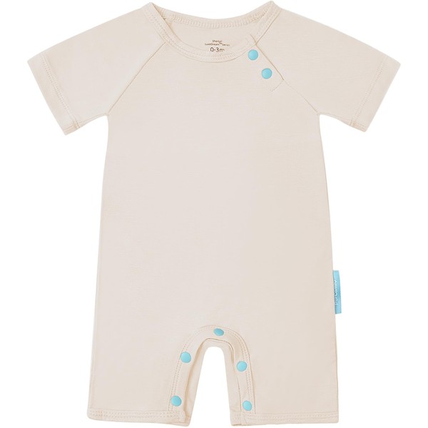 PurComfy SuperSoft Short Sleeve Baby Romper, Unisex Bamboo Viscose One-piece