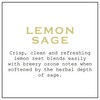K.Hall Designs Lemon Sage Boxed Diffuser Kit, Citrus Scent with