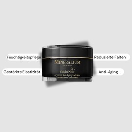 Mineralium - Anti-Ageing Moisturising Cream Ageless with Caviar Extract - Smoothes and Tightens - Vitamins C and E, Collagen, Dead Sea Minerals - 50ml