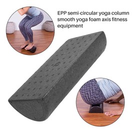 Bopfimer 1Pair 30 * 7.5cm Half Round Foam Roller for Yoga Pilates Sport Fitness Equipment Balance Pad Yoga Blocks
