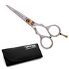 Moustache Scissors or Beard Trimming Scissors, Extremely Sharp - Silver