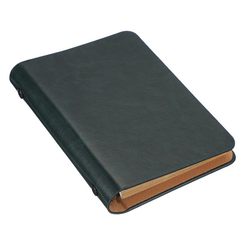 PATIKIL 6 Ring Binder Cover, 1 Pack A7 Kraft Leather