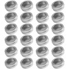 24 Pack 2 Ounce Screw Top Aluminum Tin Jar with