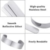 16 pulseras en blanco de acero inoxidable para hacer joyas,