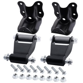 Rear Leaf Spring Shackles Hanger Brackets Repair Kit Compatible with 1986-2011 Ford Ranger,1998-2001 Mazda B2500, 1994-2010 Mazda B2300 B3000 B400 Replaces# 722001 722010