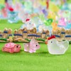 Teenzee 160 Styles Mini Resin Animals 160pcs Variety Tiny Animals