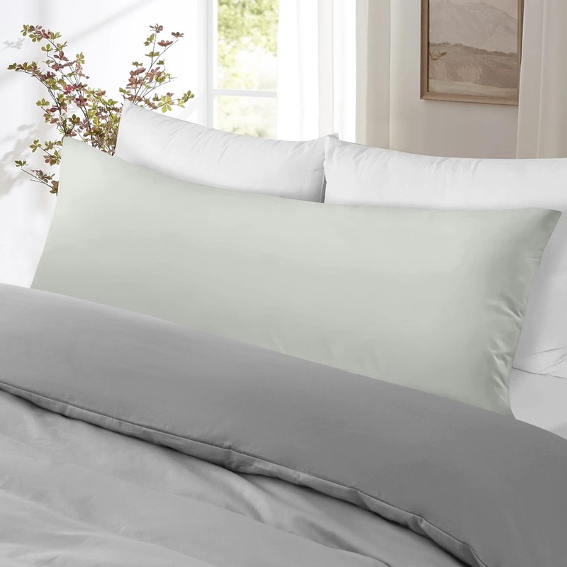 LINENOVA 100% Bamboo Pillowcase Body Size - Breathable Cooling for