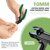 BALUCA Curved Head Toenail Clippers for Seniors for Thick Toenails,