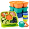 Caperci Original Lunchable Snack Containers for Kids & Adults -
