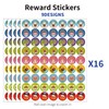 MINIWHALE Sticker for Kids,1008PCS Motivational Stickers 16Sheets, 1 Inch x