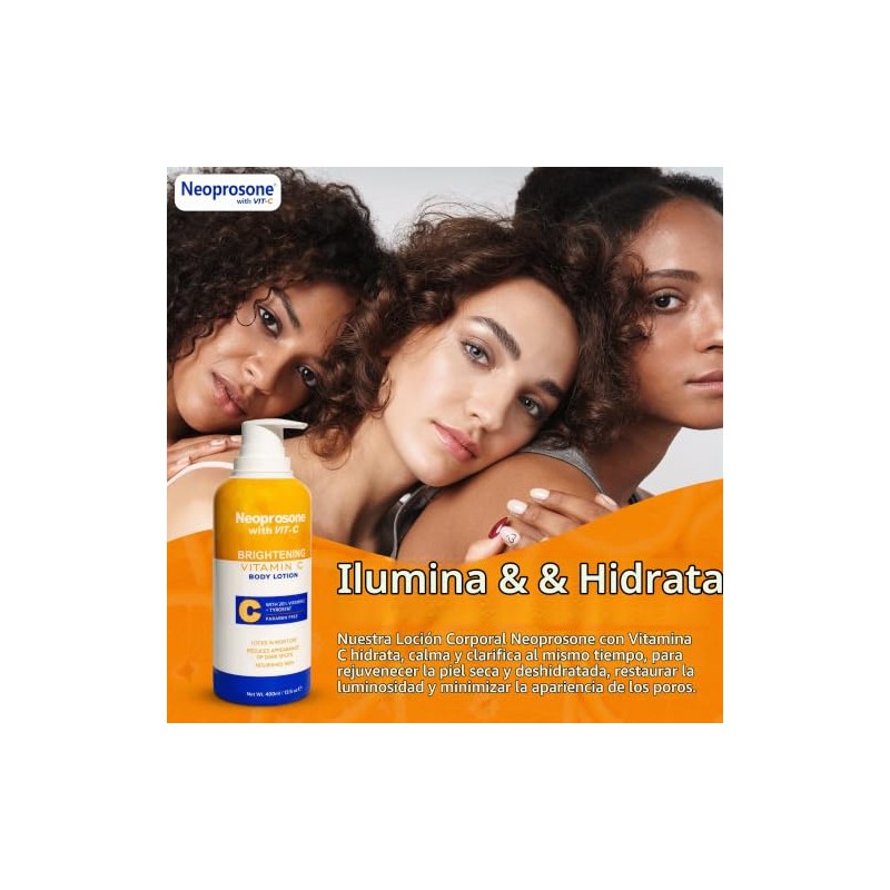 Neoprosone loción corporal iluminadora de 500 ml – Formulada para