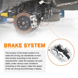 DRIVESTAR 184401 Front Left Brake Caliper 1965 1966 for Ford Mustang, OE-Quality New Disc Brake Caliper