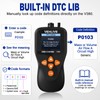 V380 OBD2 Scanner for Check Engine Light, Color Display Car