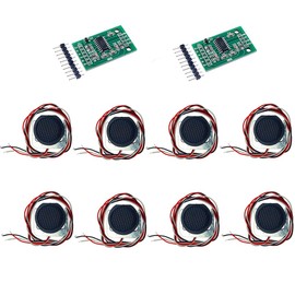 2 Sets 50kg Load Cell E-Shaped Weighing Sensor Strain Half-Bridge Sensor + HX711 A/D Amplifier Weight Module DIY Kit (50KG, HX711)