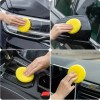 12 Esponjas Premium Extra Suaves Aplicadoras Cera Automotriz