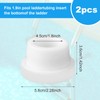 Pool Ladder Bumpers for Inground Pools - 2 Pack Rubber
