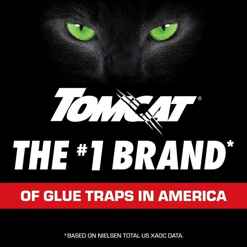 Tomcat Super Hold Glue Traps Mouse Size, Contains 4 Traps