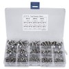 180 Pieces M3 M4 M5 M6 Stainless Steel Flat Head