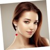 Abaodam 3sets Unique Christmas Earrings Women Tassel Drop Santa Earring