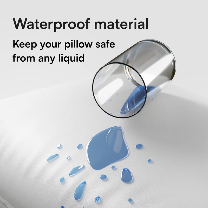 Niagara Sleep Solution 4 Pack Waterproof Pillow Protectors Queen 20x30