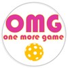 OMG One More Game Pickleball - 10 Pack Circle Stickers