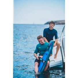 Jobe Men's Perth Shorty 3/2 mm Wetsuit, green/blue, S