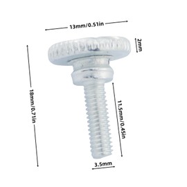 DGHAOP 4PCS Metal Needle Clamp Fixing Screws Sewing Machine Presser Foot Fastener Quickly Install Industrial Part