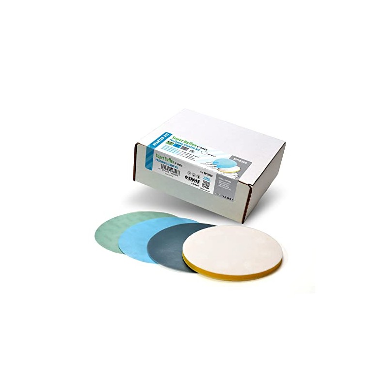 Super Buflex Flexible Polishing 6 inch Discs Starter Kit, SP19368,