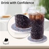 STARUBY 6 Pieces Ceramic Coasters Coasters with Holder Coasters Coffee