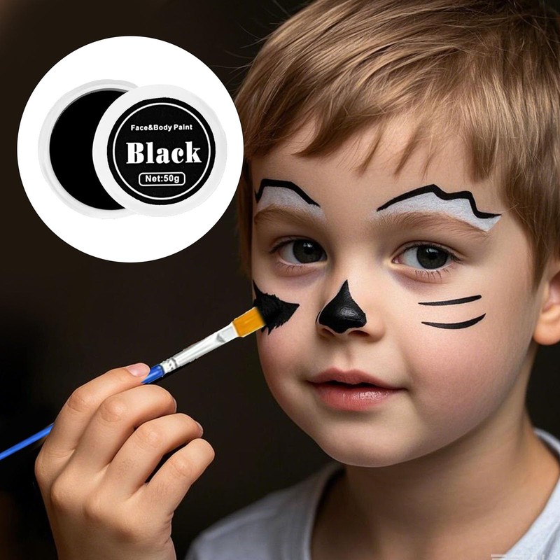 Axvxby 150g Black White Red 3 Colour Makeup Set with