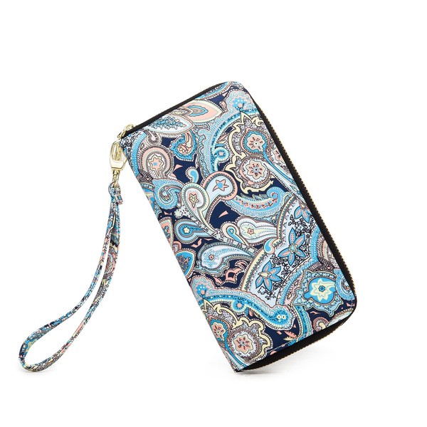 LOVESHE Women wallet RFID Blocking Purse Credit Card Clutch Zip