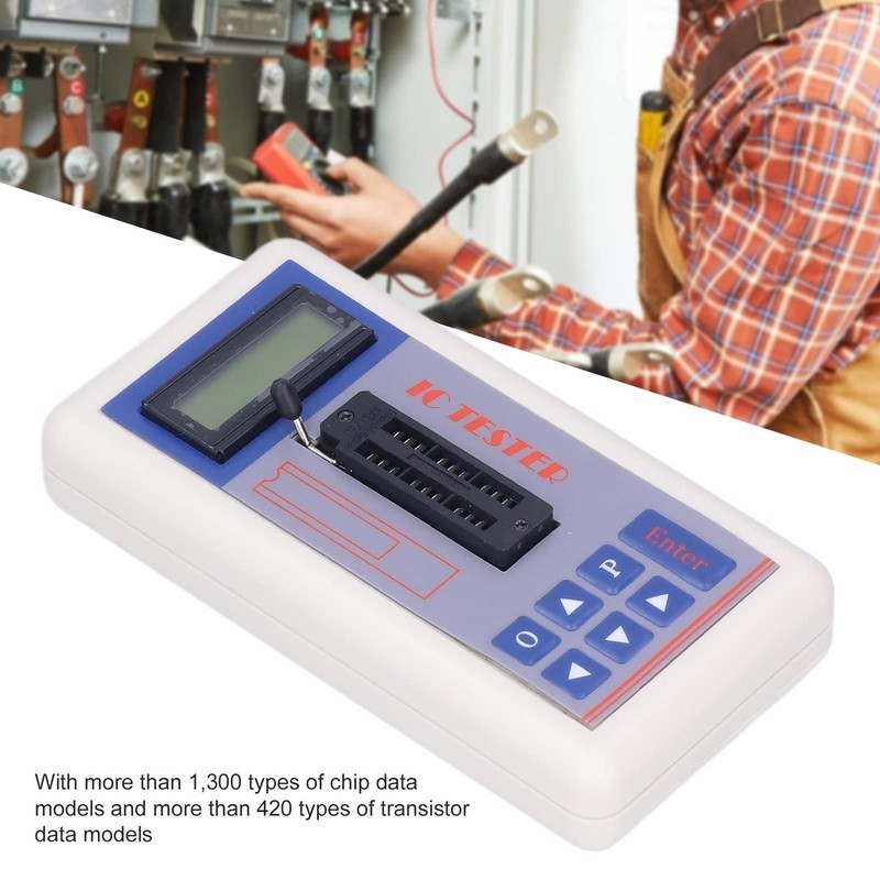 Integrated Circuits Tester IC Tester TSH-06F Transistor Meter with 5V