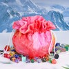 cusdie High-Capacity Velvet Dice Bags with Pockets Storage Bag Capacity