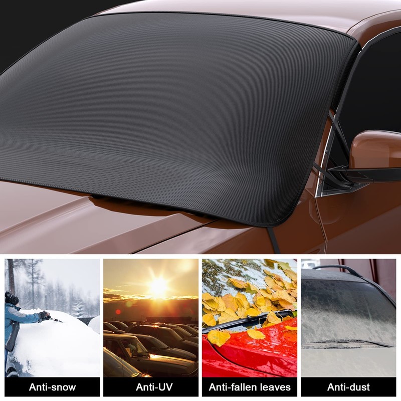 Car Windscreen Cover for Winter Snow Cover Heavy Duty Windscreen