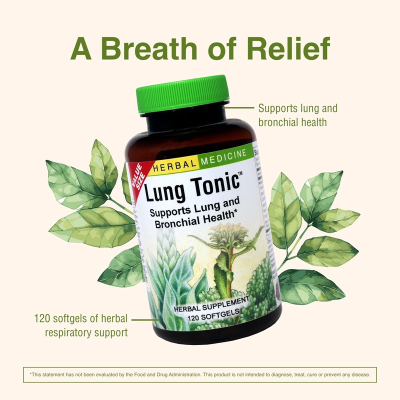 Herbs Etc. Lung Tonic - Lung Supplement for Bronchial Support