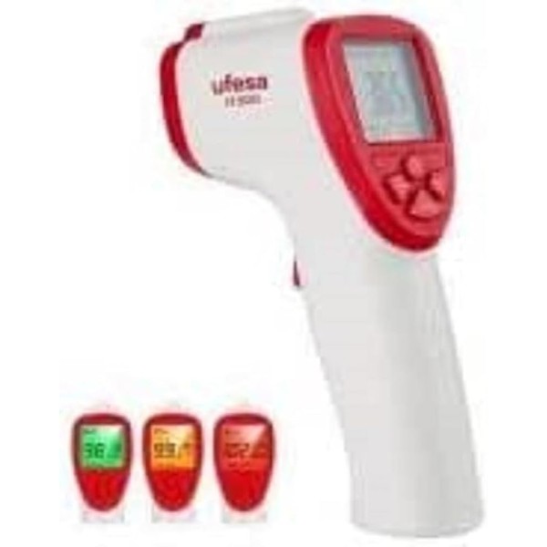 Ufesa IT-122 Digital Thermometer with Infrared Sensor, Contactless, Fever Alarm, Forehead and Body Thermometer