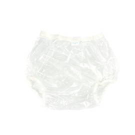 Haian Inkontinenz-Slips aus Kunststoff für Erwachsene, 3er-Pack, Farbe: transparent