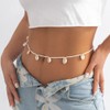 Beaded Shell Waist Chain Body Accessories for Women Teen Girls