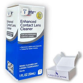 Hard Contact Lens Cleaner- Conditioning Solution Step 1, 1 fl oz (Pack of 1), Boxed by Fusion Shop Store