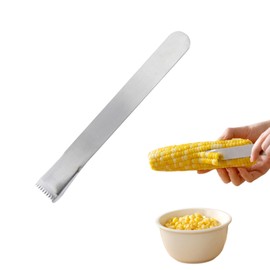 Coollooda Corn Cutter, Corn Grainer, Corn Peeler, Corn Cob Stripper Tool, Corn Cutter, Stainless Steel, Easy to Peel, Easy to Use, Clean and Convenient, Multi-Purpose, Kitchen Utensils, Home Use