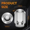 CLUBRALLY Chrome Wheel Lug Nut Kit for EZGO, Club Car
