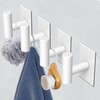 VAEHOLD Wall Towel Hooks, Heavy Duty Sticky Holder Waterproof Towel