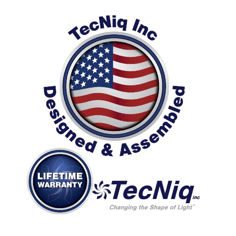 TecNiq E10 EVERYWHERE Light 6" LED Flood WATERPROOF USA