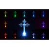 GSL SS-GSL-E2187 Cross Solar Light Landscape Garden Stake