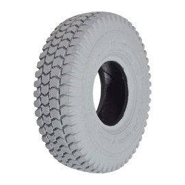 AlveyTech 3.00-4 (10"x3") Pneumatic Mobility Tire with Powertrax C248 Tread - Replacement Power Chair and Scooter Tires for ActiveCare, Drive, Invacare, PaceSaver, Pride, and Rascal (TAG113100)