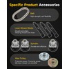OCPTY Lawn Mower Deck Rebuild Kit 46", Mower Blade Rebuild