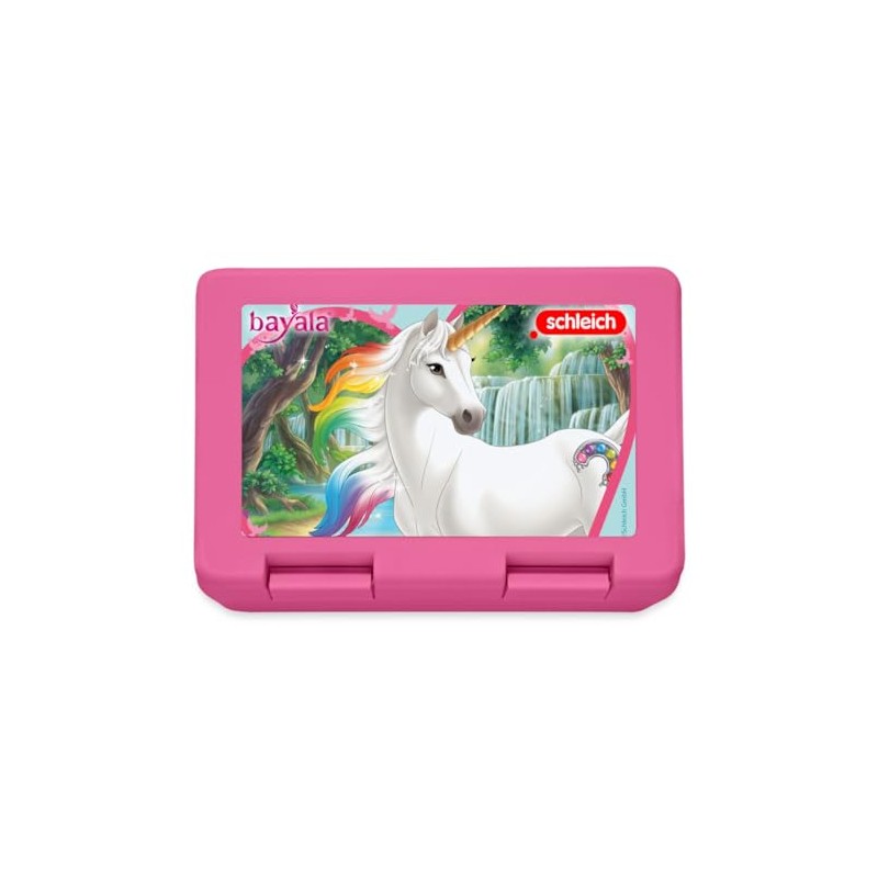 Spreadshirt Schleich bayala Rainbow Unicorn Lunchbox, One Size, Pink