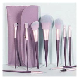 Juego de 10 brochas maquillaje, juego completo for principiantes                                                                                      