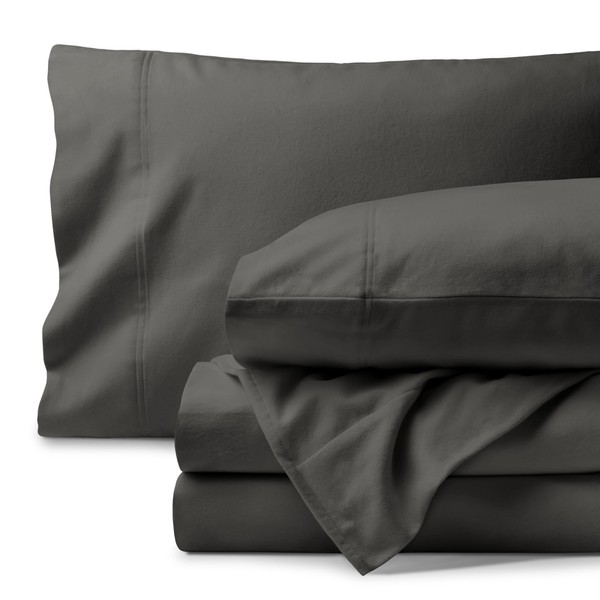 Bare Home Organic Cotton Flannel Sheet Set - California King